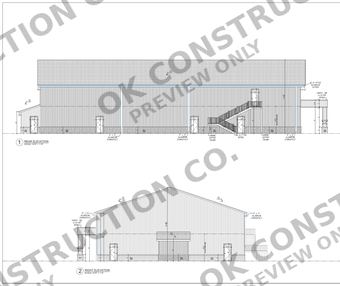 Rear & right elevations