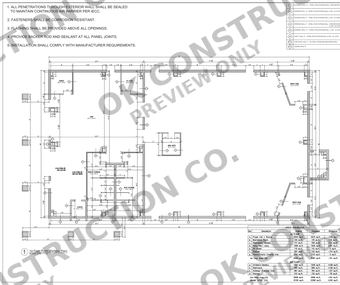 First floor partition layout