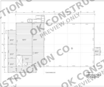 Floor framing plan