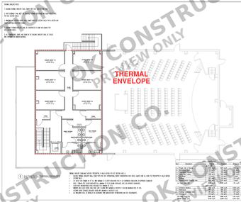 Second floor thermal envelope