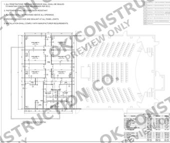 Second floor partition layout