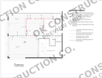 Demolition plan