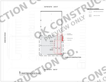 Electrical site plan