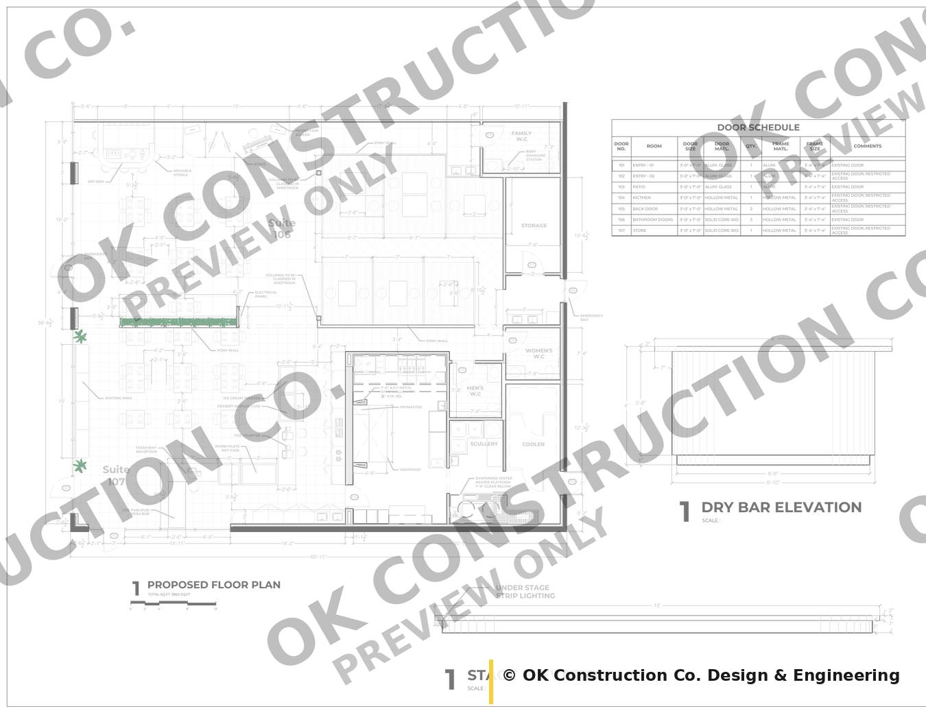 Proposed Floor Plan — 3,860 sq ft