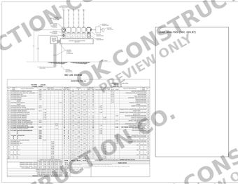 One line diagram and calculations