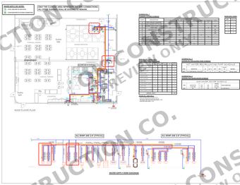 Water supply plan and riser