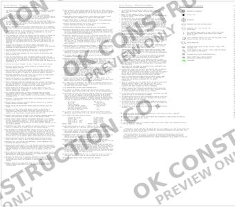 Electrical notes and specifications