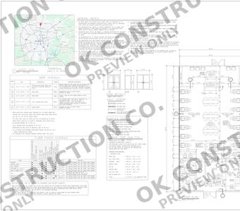 Floor plan, schedules and IBC 2021 code analysis